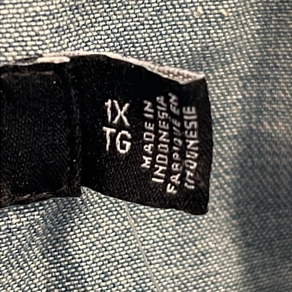 Lauren by Ralph Lauren Women’s Sz 1X Button-Up Western Style Long Sleeved Shirt - Picture 5 of 16